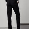 Pantaloni lungi din Gabardina de Lână Ralph Lauren Clancy de damă negri
