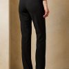 Pantaloni negri din lână stretch Ralph Lauren Alandra de damă