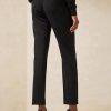 Pantaloni negri din lână virgină Ralph Lauren Simone de damă