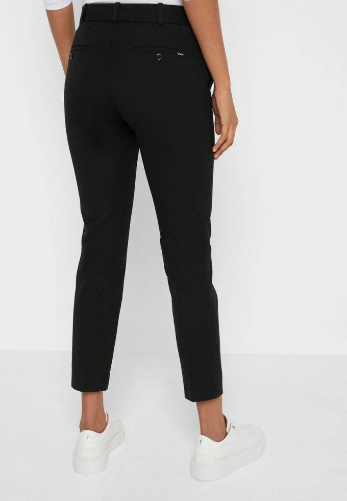 Pantaloni negri pentru femei Ralph Lauren cu talie înaltă Pantaloni negri pentru femei Ralph Lauren cu talie înaltă