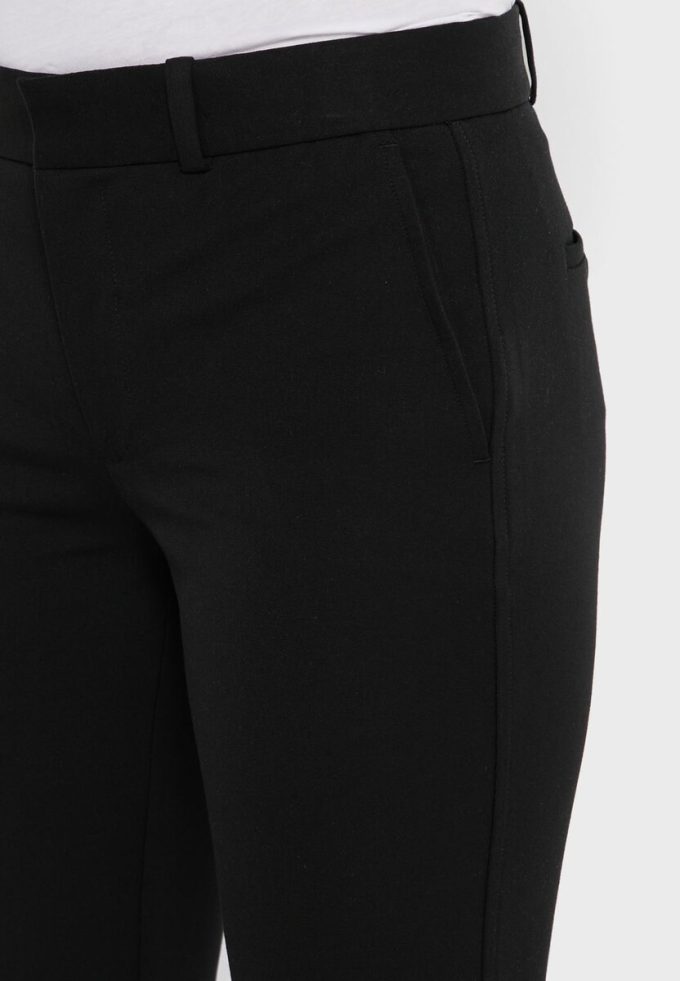 Pantaloni negri pentru femei Ralph Lauren cu talie înaltă Pantaloni negri pentru femei Ralph Lauren cu talie înaltă