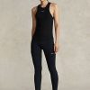 Pantaloni negri pentru femei Ralph Lauren Stirrup Stretch Pantaloni negri pentru femei Ralph Lauren Stirrup Stretch