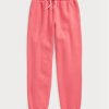 Pantaloni roz pentru atletism din lână Ralph Lauren pentru femei Pantaloni roz pentru atletism din lână Ralph Lauren pentru femei