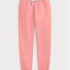 Pantaloni roz pentru atletism din lână Ralph Lauren pentru femei Pantaloni roz pentru atletism din lână Ralph Lauren pentru femei