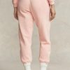 Pantaloni roz pentru atletism din lână Ralph Lauren pentru femei Pantaloni roz pentru atletism din lână Ralph Lauren pentru femei
