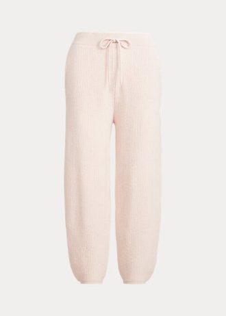 Pantaloni roz pentru femei Ralph Lauren din cașmir