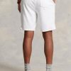 Pantaloni scurți albi Ralph Lauren Terry cu șnur pentru bărbați Pantaloni scurți albi Ralph Lauren Terry cu șnur pentru bărbați