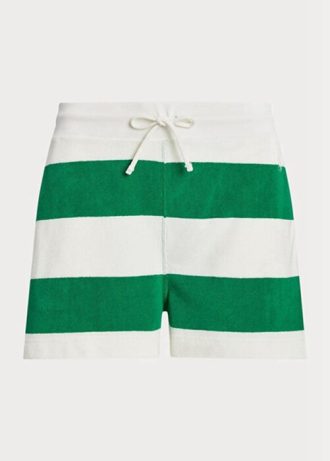 Pantaloni scurți atletic cu șnur Ralph Lauren albi pentru femei