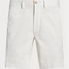 Pantaloni scurți chino albi pentru bărbați, stretch, drepte, Ralph Lauren Pantaloni scurți chino albi pentru bărbați, stretch, drepte, Ralph Lauren