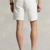 Pantaloni scurți chino albi pentru bărbați, stretch, drepte, Ralph Lauren Pantaloni scurți chino albi pentru bărbați, stretch, drepte, Ralph Lauren