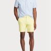 Pantaloni scurți chino pentru bărbați, galbeni, stretch drepte, Ralph Lauren Pantaloni scurți chino pentru bărbați, galbeni, stretch drepte, Ralph Lauren