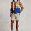 Pantaloni scurți chino pentru bărbați, kaki, stretch, drepte, Ralph Lauren Pantaloni scurți chino pentru bărbați, kaki, stretch, drepte, Ralph Lauren