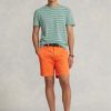 Pantaloni scurți chino pentru bărbați, portocalii, stretch, drepte, Ralph Lauren Pantaloni scurți chino pentru bărbați, portocalii, stretch, drepte, Ralph Lauren