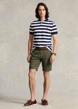 Pantaloni scurți chino pentru bărbați, Ralph Lauren, stretch slim fit Pantaloni scurți chino pentru bărbați, Ralph Lauren, stretch slim fit