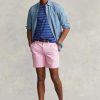 Pantaloni scurți chino pentru bărbați, rozi, stretch, cu ajustare dreaptă, Ralph Lauren Pantaloni scurți chino pentru bărbați, rozi, stretch, cu ajustare dreaptă, Ralph Lauren