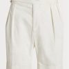 Pantaloni scurți chino stretch croiți Ralph Lauren albi pentru bărbați Pantaloni scurți chino stretch croiți Ralph Lauren albi pentru bărbați