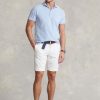 Pantaloni scurți chino stretch slim fit Ralph Lauren albi pentru bărbați