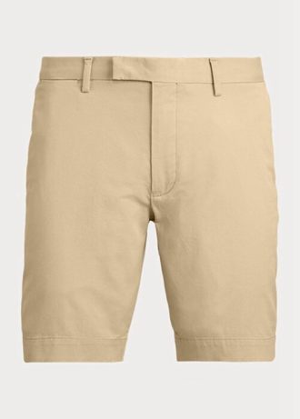 Pantaloni scurți chino stretch slim fit Ralph Lauren pentru bărbați kaki Pantaloni scurți chino stretch slim fit Ralph Lauren pentru bărbați kaki