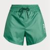 Pantaloni scurți cu șnur Ralph Lauren Ripstop verzi pentru femei