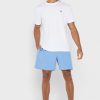 Pantaloni scurți de baie Ralph Lauren Essential albaștri pentru bărbați Pantaloni scurți de baie Ralph Lauren Essential albaștri pentru bărbați