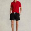 Pantaloni scurți de baie Ralph Lauren Traveller negri pentru bărbați
