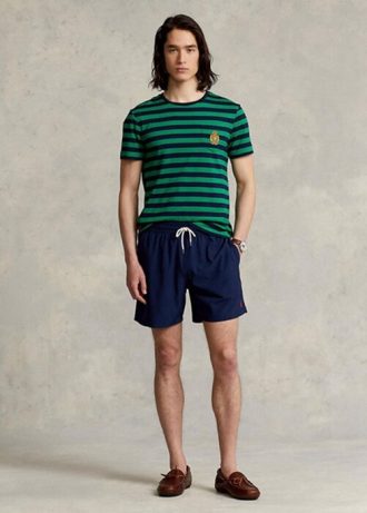 Pantaloni scurți de baie Ralph Lauren Traveller pentru bărbați bleumarin