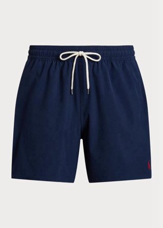 Pantaloni scurți de baie Ralph Lauren Traveller pentru bărbați bleumarin