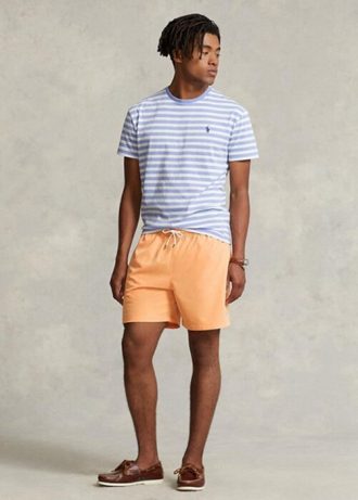 Pantaloni scurți de baie Ralph Lauren Traveller portocalii pentru bărbați