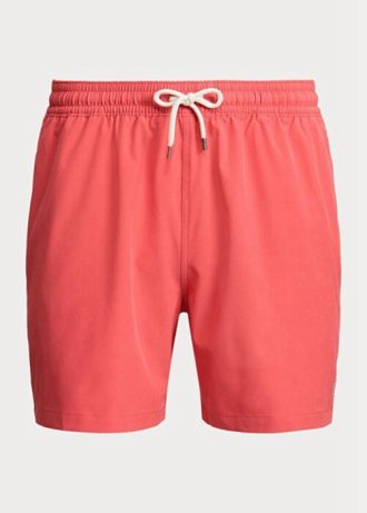 Pantaloni scurți de baie Ralph Lauren Traveller portocalii pentru bărbați Pantaloni scurți de baie Ralph Lauren Traveller portocalii pentru bărbați