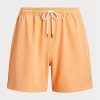 Pantaloni scurți de baie Ralph Lauren Traveller portocalii pentru bărbați Pantaloni scurți de baie Ralph Lauren Traveller portocalii pentru bărbați