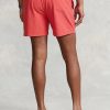 Pantaloni scurți de baie Ralph Lauren Traveller portocalii pentru bărbați Pantaloni scurți de baie Ralph Lauren Traveller portocalii pentru bărbați