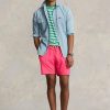Pantaloni scurți de baie Ralph Lauren Traveller roz pentru bărbați Pantaloni scurți de baie Ralph Lauren Traveller roz pentru bărbați