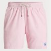 Pantaloni scurți de baie Ralph Lauren Traveller roz pentru bărbați