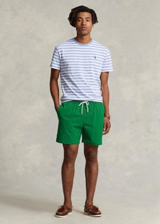 Pantaloni scurți de baie Ralph Lauren Traveller verzi pentru bărbați Pantaloni scurți de baie Ralph Lauren Traveller verzi pentru bărbați