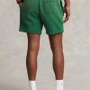 Pantaloni scurți din lână cu logo Ralph Lauren verzi pentru bărbați Pantaloni scurți din lână cu logo Ralph Lauren verzi pentru bărbați