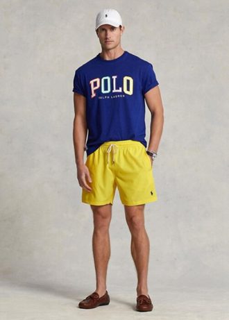 Pantaloni scurți galbeni Ralph Lauren Traveller pentru bărbați Pantaloni scurți galbeni Ralph Lauren Traveller pentru bărbați