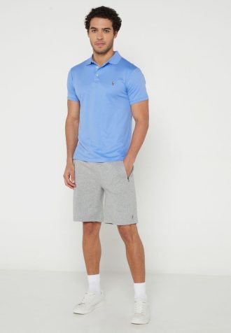 Pantaloni scurți gri Ralph Lauren Essential pentru bărbați Pantaloni scurți gri Ralph Lauren Essential pentru bărbați