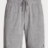 Pantaloni scurți gri Ralph Lauren Terry cu șnur pentru bărbați Pantaloni scurți gri Ralph Lauren Terry cu șnur pentru bărbați