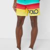 Pantaloni scurți multicolori pentru bărbați Ralph Lauren Color Block Pantaloni scurți multicolori pentru bărbați Ralph Lauren Color Block