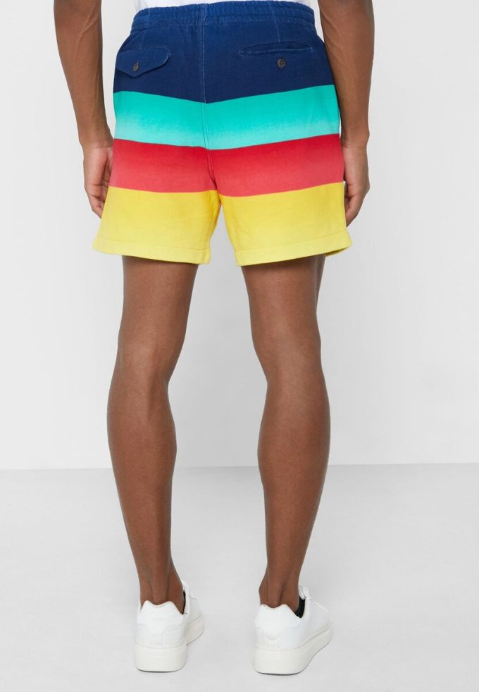 Pantaloni scurți multicolori pentru bărbați Ralph Lauren Color Block Pantaloni scurți multicolori pentru bărbați Ralph Lauren Color Block