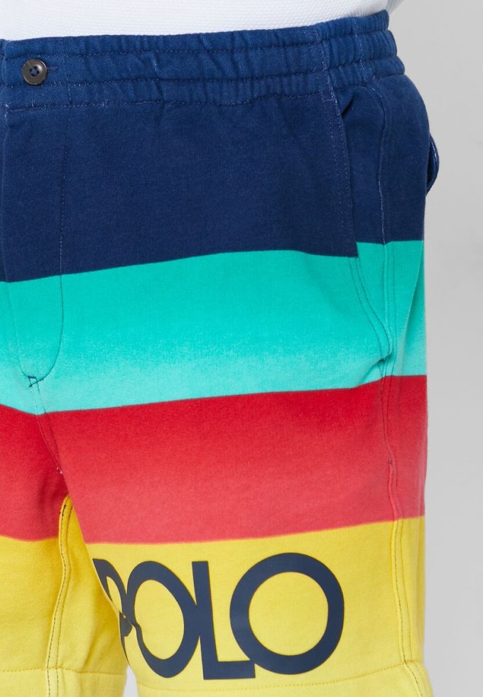 Pantaloni scurți multicolori pentru bărbați Ralph Lauren Color Block Pantaloni scurți multicolori pentru bărbați Ralph Lauren Color Block