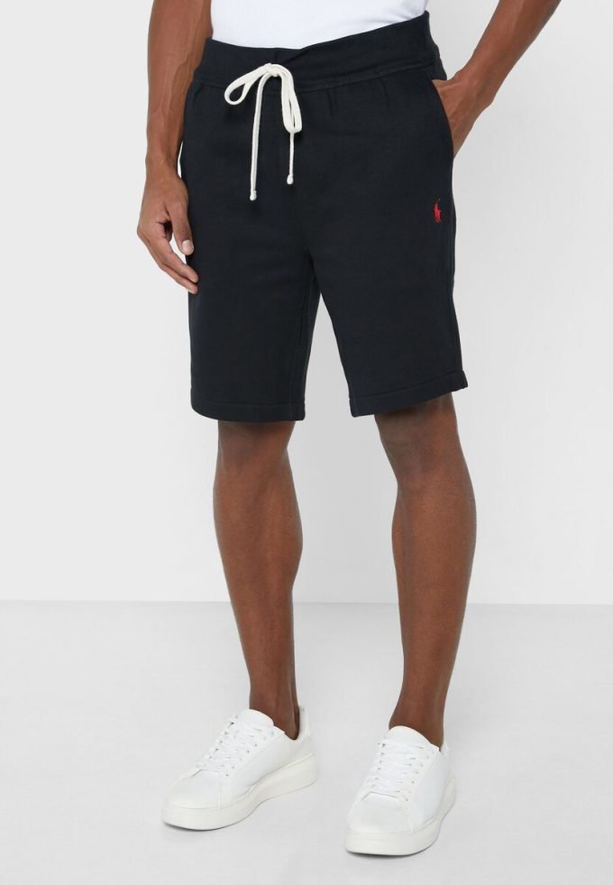 Pantaloni scurți negri Ralph Lauren Essential pentru bărbați Pantaloni scurți negri Ralph Lauren Essential pentru bărbați