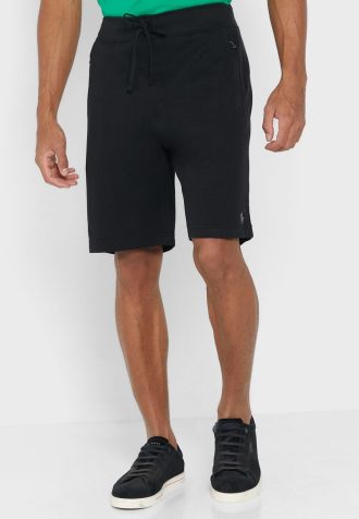 Pantaloni scurți negri Ralph Lauren Essential pentru bărbați