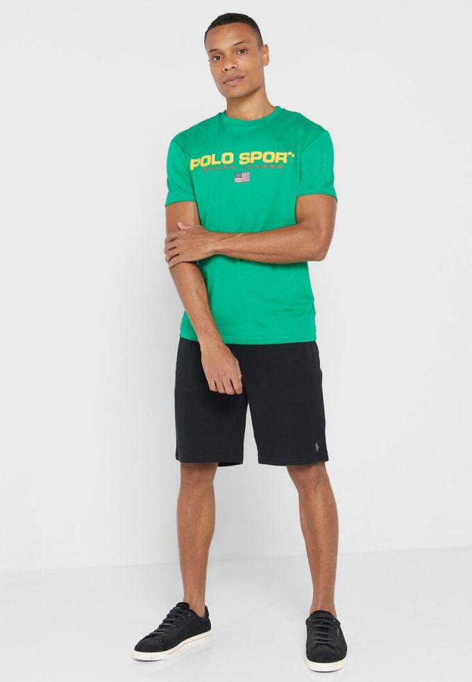 Pantaloni scurți negri Ralph Lauren Essential pentru bărbați Pantaloni scurți negri Ralph Lauren Essential pentru bărbați