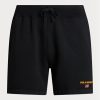 Pantaloni scurți negri Ralph Lauren Polo Sport Fleece pentru bărbați Pantaloni scurți negri Ralph Lauren Polo Sport Fleece pentru bărbați