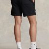 Pantaloni scurți negri Ralph Lauren Polo Sport Fleece pentru bărbați Pantaloni scurți negri Ralph Lauren Polo Sport Fleece pentru bărbați