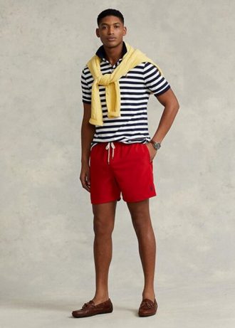 Pantaloni scurți roșii Ralph Lauren Traveller pentru bărbați
