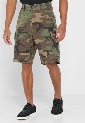 Pantaloni scurți verzi cu imprimeu Ralph Lauren pentru bărbați Pantaloni scurți verzi cu imprimeu Ralph Lauren pentru bărbați