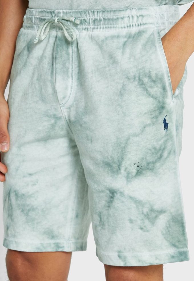Pantaloni scurți verzi cu imprimeu Ralph Lauren pentru bărbați Pantaloni scurți verzi cu imprimeu Ralph Lauren pentru bărbați