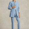 Pantaloni tăiați cu Kick-Flare Ralph Lauren pentru femei, albaștri Pantaloni tăiați cu Kick-Flare Ralph Lauren pentru femei, albaștri
